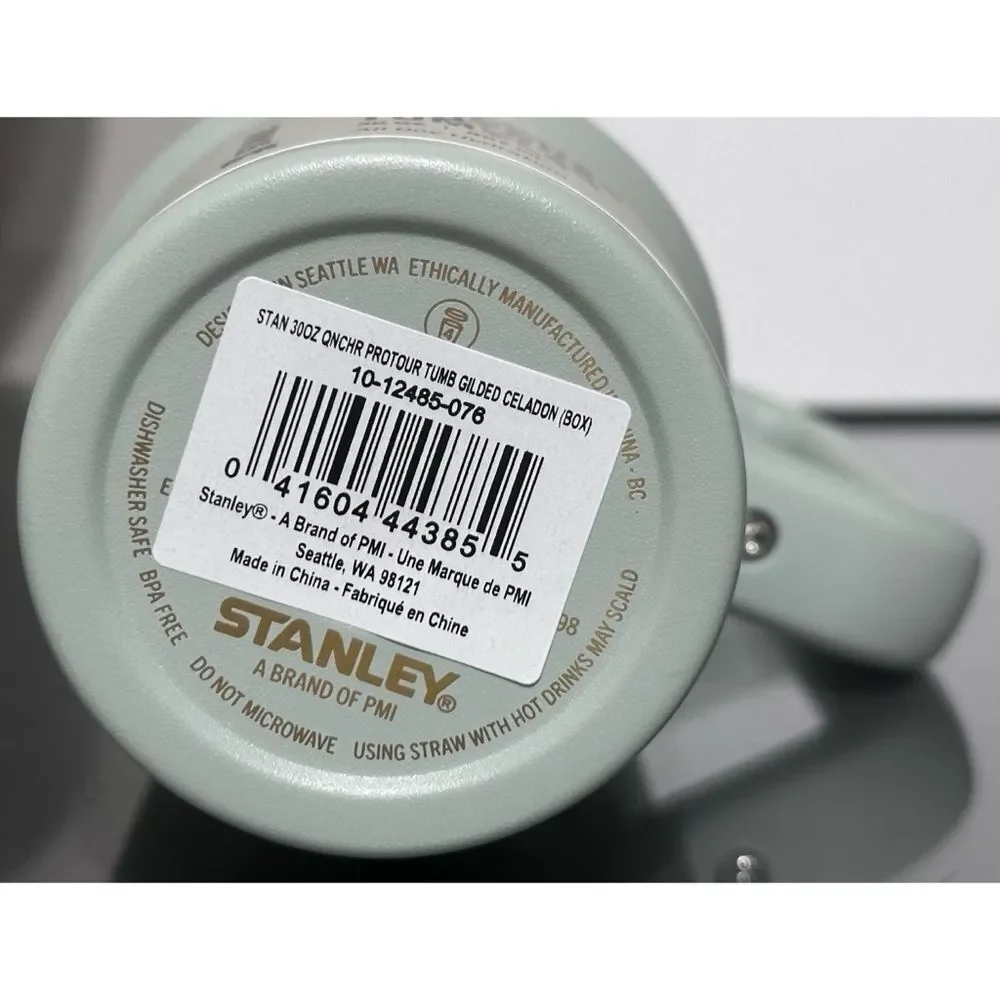 STANLEY QUENCHER PROTOUR FLIP STRAW TUMBLER | 30 OZ, GILDED CELADON - Picture 4 of 4